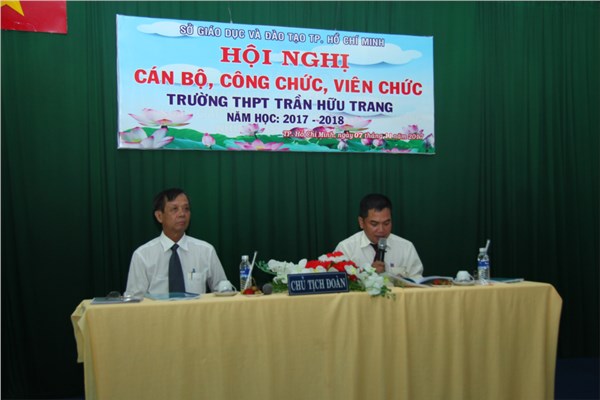 Hội nghị Cán bộ - Công chức - Viên chức năm học 2017-2018